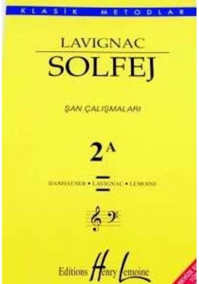 Lavıgnac 2A Solfej Kitabı