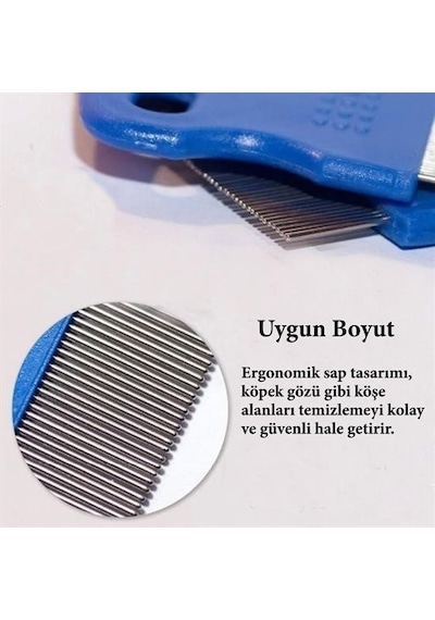 Büro Ev Ofis Evcil Pet Hayvanı Köpek Hediyesi İçin Tarak Gözyaşı Lekesi Pire Tarağı