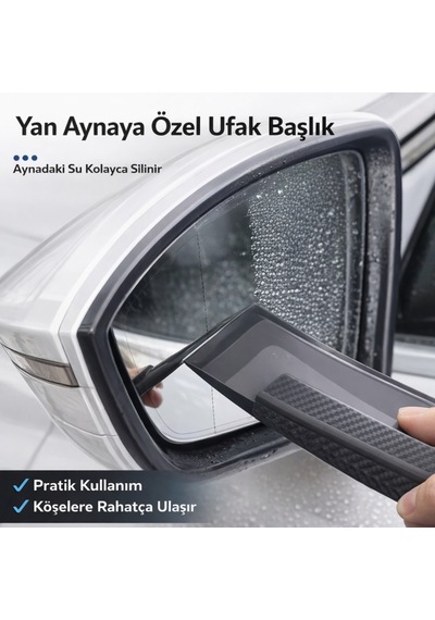 Polham 30cm Premium Silikon Araç Kurulama Sileceği İz Bırakmaz, Çizmez,cam, Ayna Ve Duşakabin Uyumlu