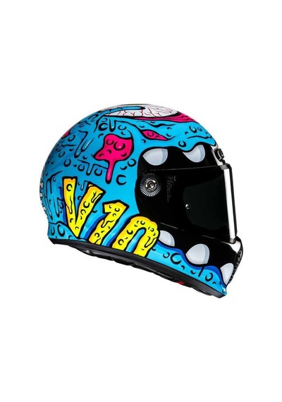 Hjc V10 Kask Squeeze Mc28 Mavi