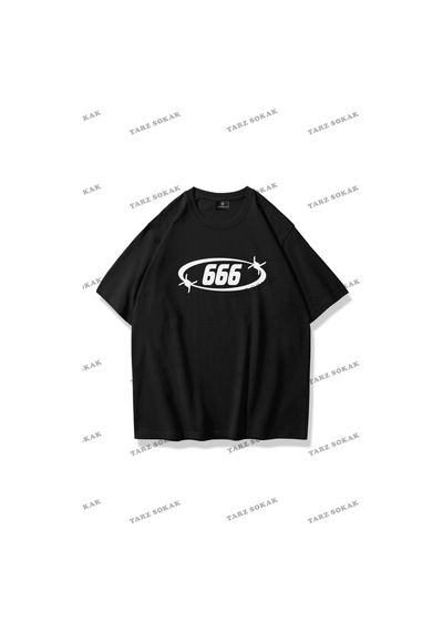 Startmore Unisex 666 Wire Tshirt Siyah