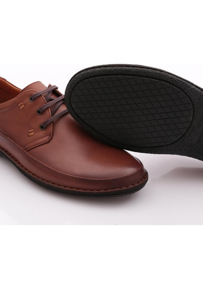 Dr.Flexer Dr Flexer Klasik Comfort Kauçuk Taban Erkek Ayakkabi Taba