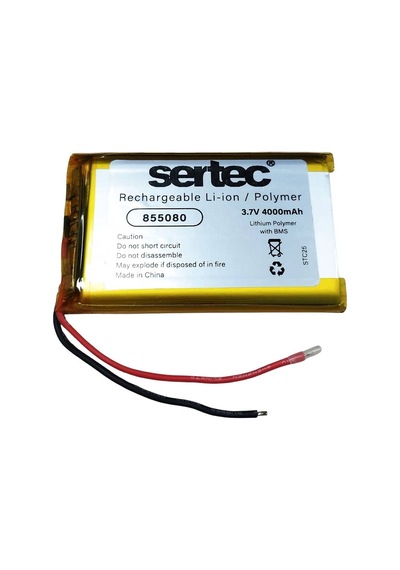 Sertec 855080 3.7v 4000mah Li-polymer Pil Devreli/1.5a Evimdeyokyok