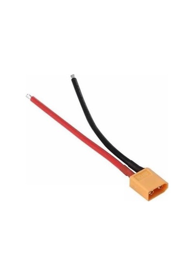 15 Cm Erkek Lipo Pil Şarj Kablosu, Silikon Kablolu
