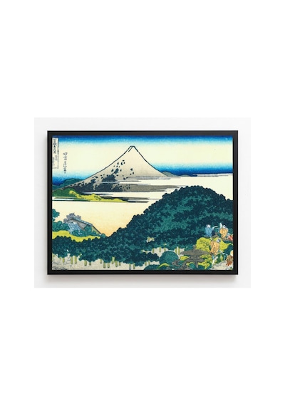 Hokusai Aoyama'nın Halka Çamları Çerçevesiz Poster 30x42 Cm A3 Tablo Japon Sanatı Duvar Dekoru