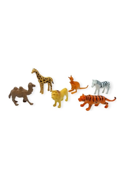 Hayvan Figürleri - Aksesuarlı Vahşi Hayvanlar Seti - Mini Set 30 Parça