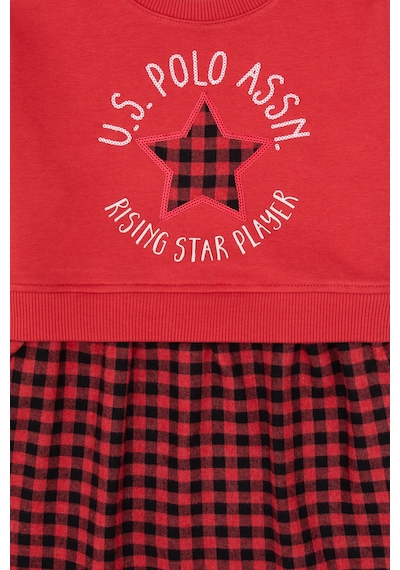 U.s. Polo Assn. Kız Çocuk Kırmızı Elbise Örme 50318089-vr030 Kırmızı