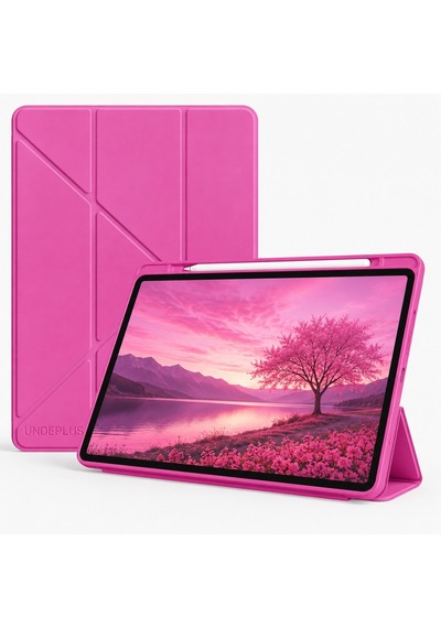 Samsung Galaxy Uyumlu Tab A11 Plus 11inç X230 Kılıf Kalem Bölmeli Trifolding Case X235 X236b