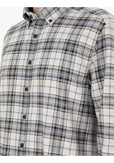 Pierre Cardin Erkek Gri Gömlek Desenli 50292888-vr024 Gri