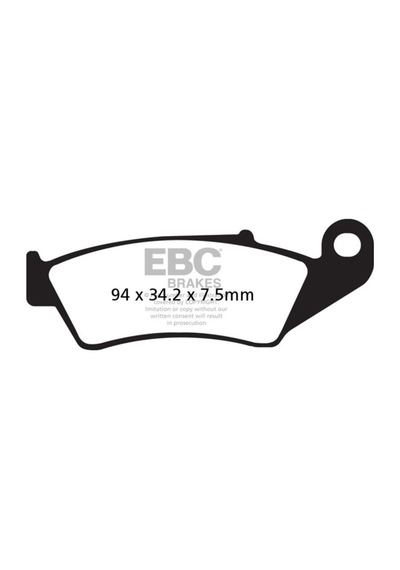 Ebc Fa185tt Kawasakı Klx 250 , Gas Gas Ec250, Yamaha Wr 250 /450 Ön Fren Balatası