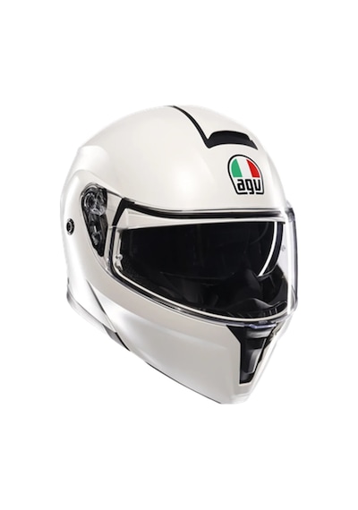 Agv Kask Streetmodular Mono Matt Materıa Whıte Beyaz