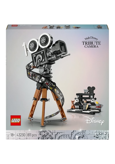 LEGO® │ Disney Walt Disney Hatırası Kamera 43230 - Yetişkinler için Model Yapım Seti (811 Parça)