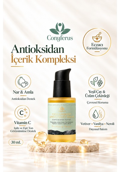 Cureharmony Aydınlatıcı C Vitaminli Yüz Serumu-cilt Tonu Eşitleyici, Bariyer Güçlendirici 30 Ml