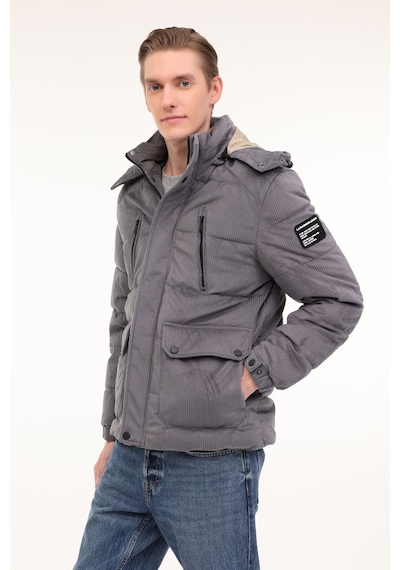 Lumberjack Ml 2 Jjxcfaw23-h2349 4pr Antrasit Erkek Kısa Kaban Gri