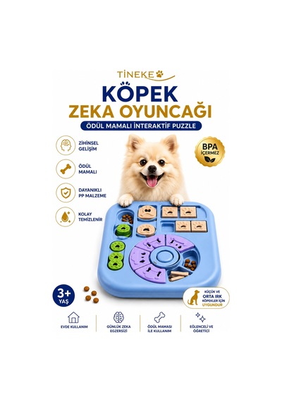 Tineke Paw Pro Köpek Zeka Oyuncağı Ödül Mamalı İnteraktif Puzzle Aktivite Ve Eğitim Oyuncağı Mav