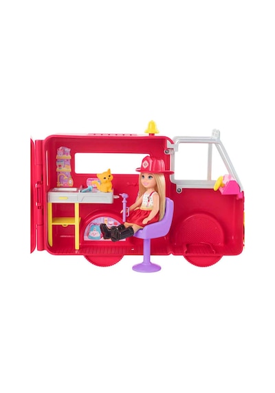 Barbie Chelsea Itfaiye Aracı Hck73