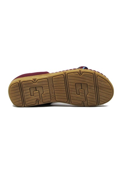 GUJA BLG150-10 BORDO KADIN LİKRALI TAŞLI SANDALET