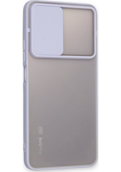 Newface Xiaomi Redmi Note 11t Kılıf Palm Buzlu Kamera Sürgülü Silikon Semeglbl - 64 - Lila