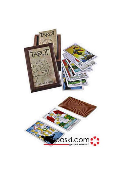 Tarot 78 Kart ve Kitap ( Ahşap Kutulu )