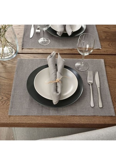 Ikea Svartsenap Amerikan Servis, Gri, 35x45 Cm
