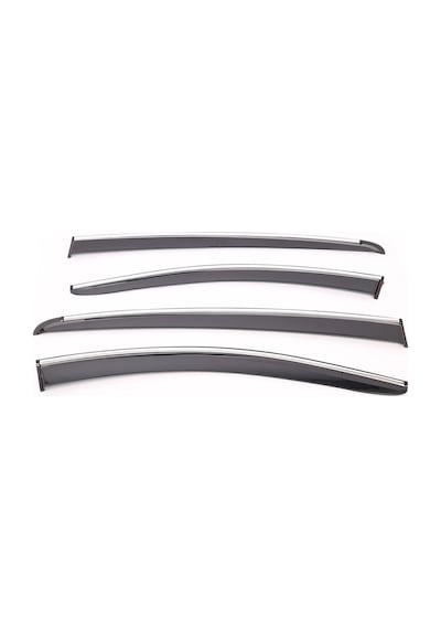 Sunplex Volvo Uyumlu Xc60 2019 Sonrası Chrome Style 4 Lü Set Kromlu Cam Rüzgarlığı Ön Ve Arka Parça