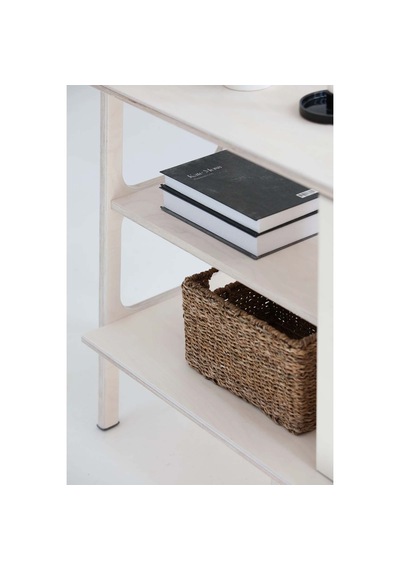 Woodesk Rovere, Ahşap, Dolap Ve Konsol, 120x90, Beyaz Renk