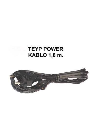 Teyp Power Kablosu 1 8 Metre