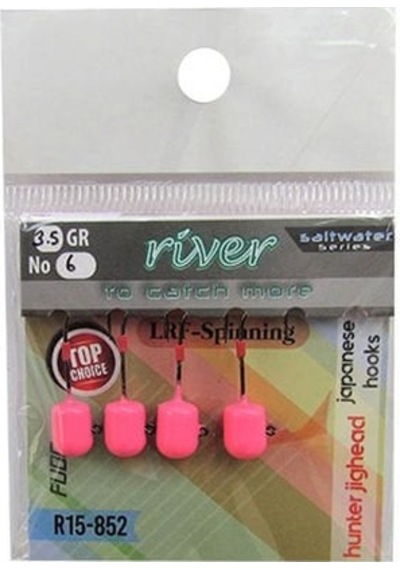 Rıver Hunter Jig Head Pembe Glow 4p