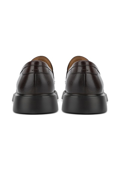 Tamer Tanca Erkek Hakiki Deri Kahverengi Loafer Ayakkabı 383 6982 Erk Ayk Sk26-27 Kahve Dr