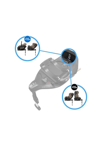 Maxi-cosi Pebble Slide Pro Isofix Bazalı 360 Dönebilen Tam Yatabilen 0-13 Kg Ana Kucağı Graphite