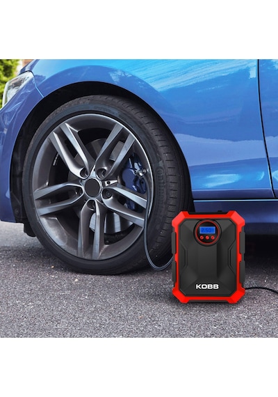 Kobb KB200 12V 150 Psi Ayarlanabilir Dijital Basınç Göstergeli Kompresör Hava Pompası