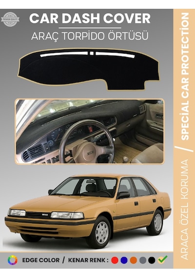 Mazda 626 1987-1991 Torpido Örtüsü Ön Panel Halısı Torpido Koruma Özel Kesim Kaymaz Hızlı Montaj - 393 Stiloto