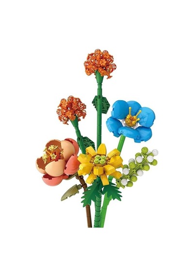 Lz4601 Loz Eternal Flowers Serisi - ''alacakaranlık Turuncu Işık'' 633 Parça Yapım Seti