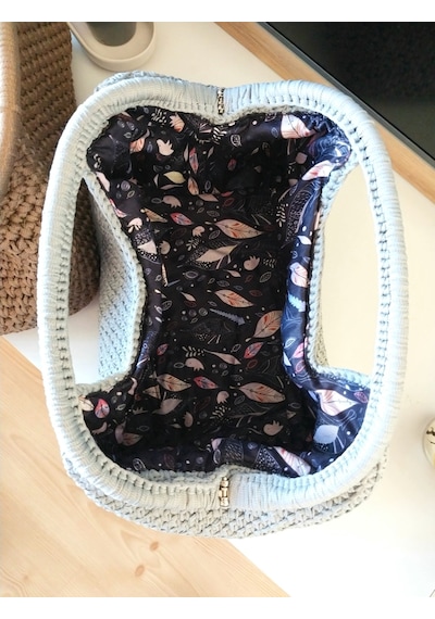 Kemzey Handmade Parlak Tutmalı El Çantaları , El Yapımı Işıltılı Clutch, Örgü El Çantası Gri