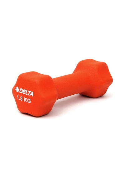 Delta 1.5 KG x 1 Adet Deluxe Neopren Kaplı Turuncu Demir Dambıl