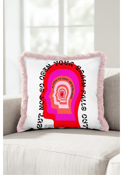 Pop Art Soyut Yüz Figürlü Saçaklı Yastık Kılıfı - Retro Sanatsal Modern Krem Püsküllü Kırlent Kılıfı Kadim Ufuk Halo Pop Art Soyut Yüz Figürlü Saçaklı Yastık Kılıfı - Retro Sanatsal Modern Krem Püsküllü Kırlent Kılıfı Kadim Ufuk Halo