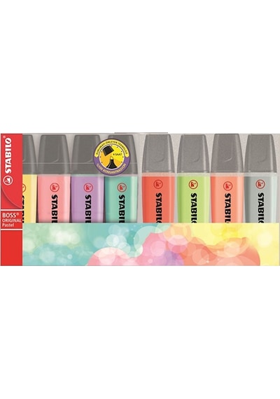 Stabılo Boss Pastel Fosforlu Kalem 8 Li Set 70/8-2