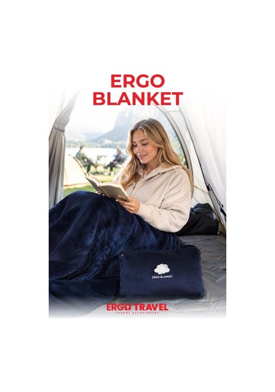160 110 Cm Ergo Blanket Ultrasoft 250 Gr/m2 Lacivert Parıltılı Battaniye Diğer