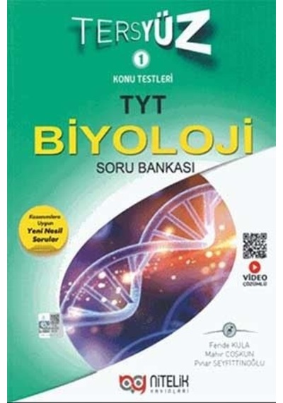 Nitelik Yks Tyt Biyoloji Tersyüz Soru Kitabı Yeni