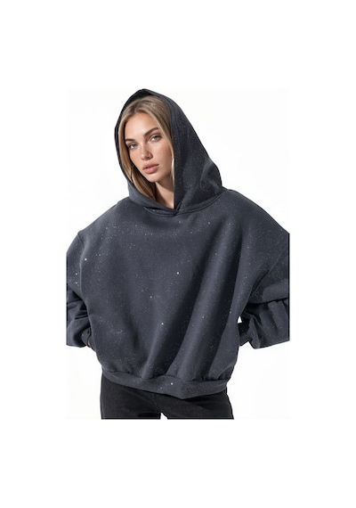 Hiccup Busem Kadın Pamuk Karışımlı Sweatshirt Gri
