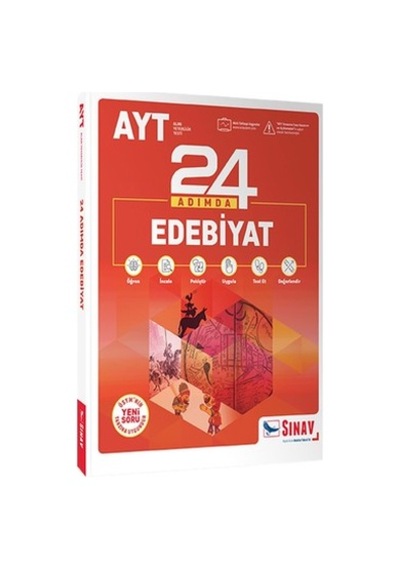 Edebiyat İçin 24 Adımda Konu Anlatımlı Hazırlık Kitabı