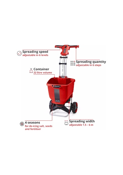Einhell GE-SR 18/22 Li-Solo Akülü Çok Amaçlı Serpme Makinesi (Akü ve Şarj Hariç) - 3415430