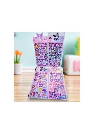 Kuromi Pırıltılı Stickers Seti 4 Lü Set Diğer