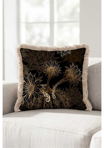 Botanik Çiçek Desen Saçaklı Yastık Kılıfı-egzotik Floral Boho Siyah Bej Krem Püsküllü Kırlent Kılıfı Kadim Yörünge Saten Botanik Çiçek Desen Saçaklı Yastık Kılıfı-egzotik Floral Boho Siyah Bej Krem Püsküllü Kırlent Kılıfı Kadim Yörünge Saten
