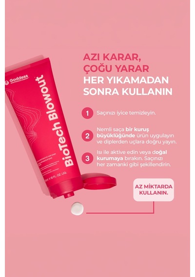 Biotech Blowout Leave-In Restorative Hair Mask Durulanmayan Saç Maskesi 300 ML