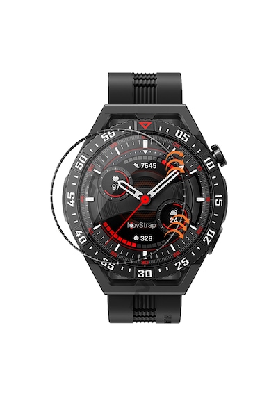 Novstrap Huawei Watch Gt3 Se İle Uyumlu Ekran Koruyucu Nano Esnek Cam Tam Kaplayan Ppm