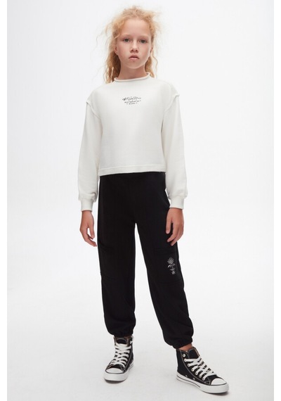 Xo Kids Kız Çocuk Sweatshirt 8-14 Yaş 37319 Ekru