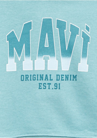 Mavi - Yeşil Sweatshirt 7s10124-71748 Yeşil