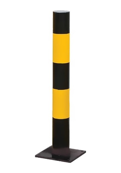 Sabit Metal Direk Demir Duba Sabit Baba Delinatör Park Bariyeri Dubası 75 Cm Siyah