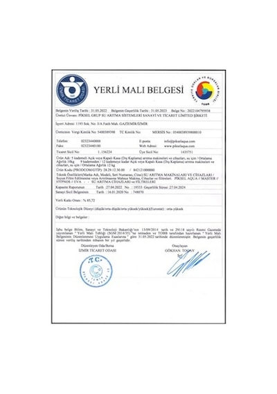 Master Reverse Osmosis System Su Arıtma Cihazı Membran Ve Tatlandırıcı Filtre